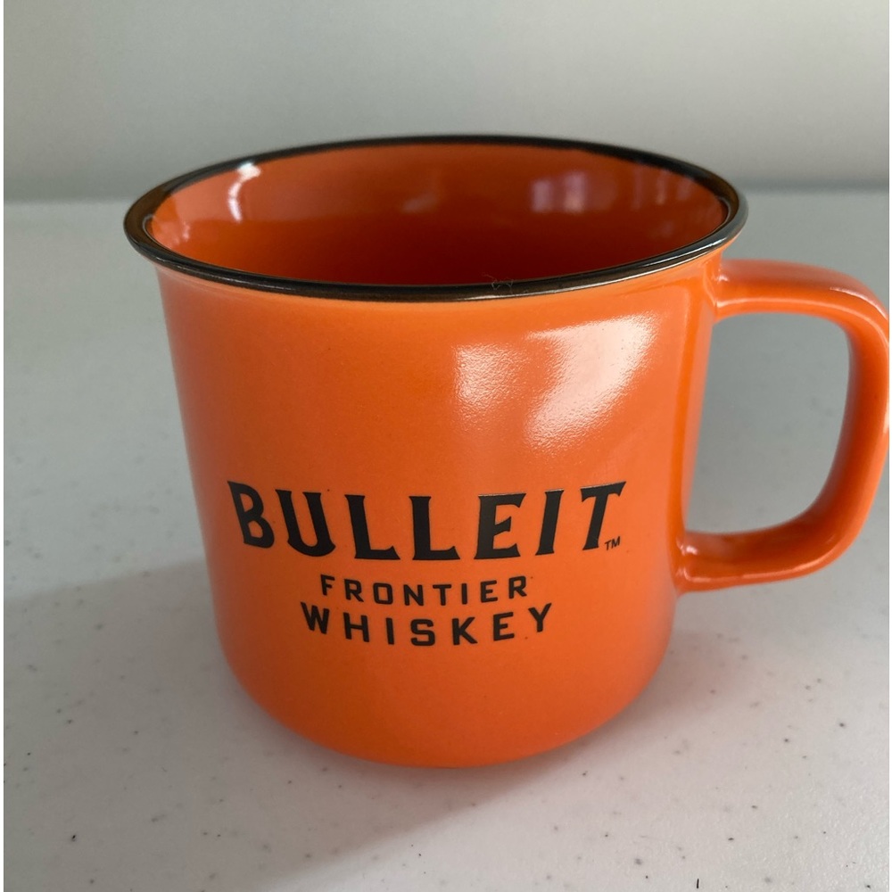 Bulleit Frontier Whiskey Stoneware 1 Coffee Mug Cup